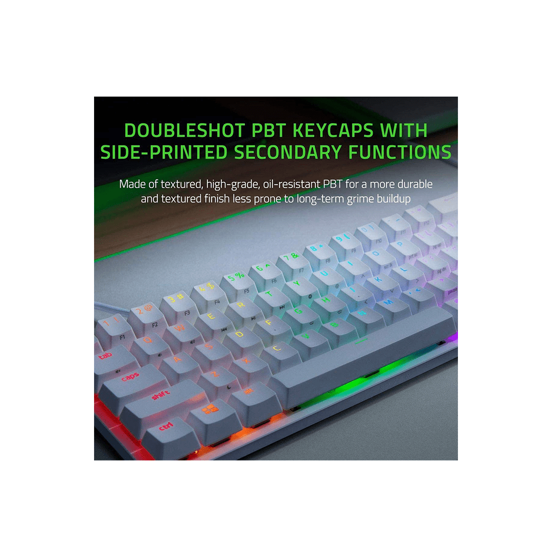 Razer Huntsman Mini - Mercury Edition - 60% Optical Gaming Keyboard in Qatar Razer Huntsman Mini - Mercury Edition - 60% Optical Gaming Keyboard in Qatar